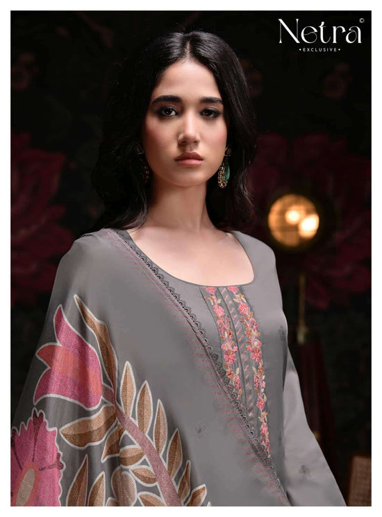 Netra Exclusive Rekha Dress Material Wholesale Catalogue