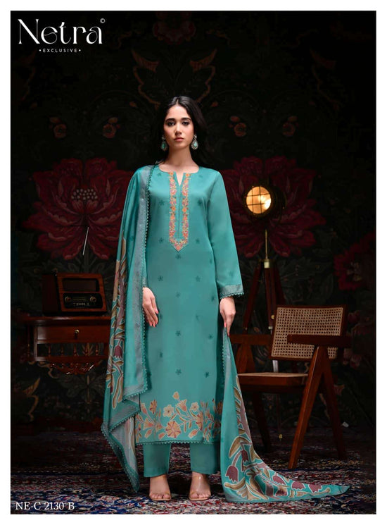 Netra Exclusive Rekha Dress Material Wholesale Catalogue - Amrah Wholesale