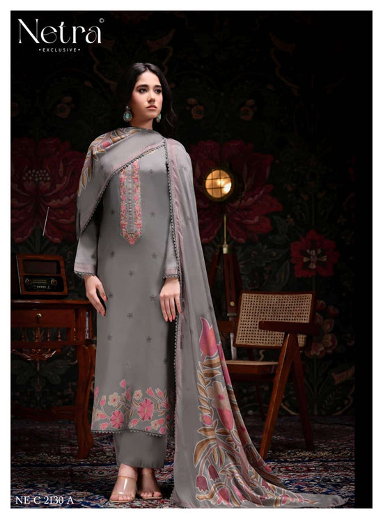 Netra Exclusive Rekha Dress Material Wholesale Catalogue - Amrah Wholesale