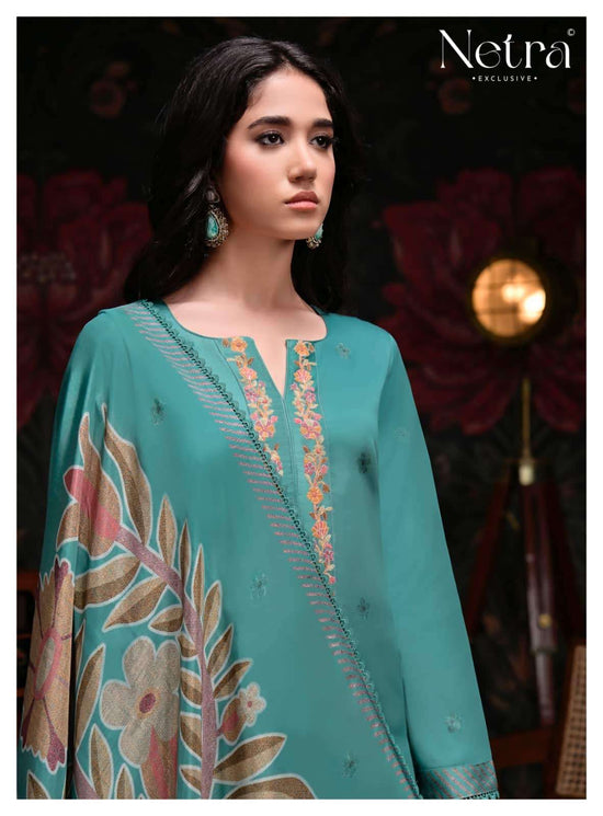 Netra Exclusive Rekha Dress Material Wholesale Catalogue - Amrah Wholesale