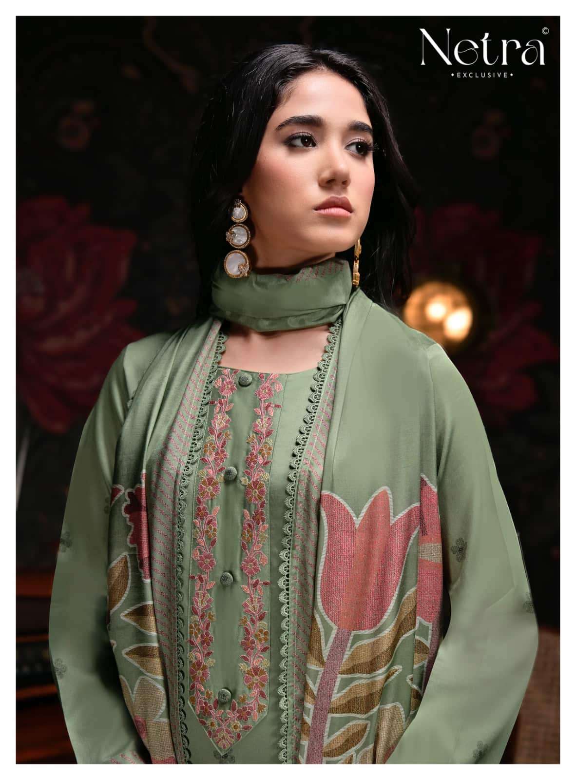 Netra Exclusive Rekha Dress Material Wholesale Catalogue - Amrah Wholesale