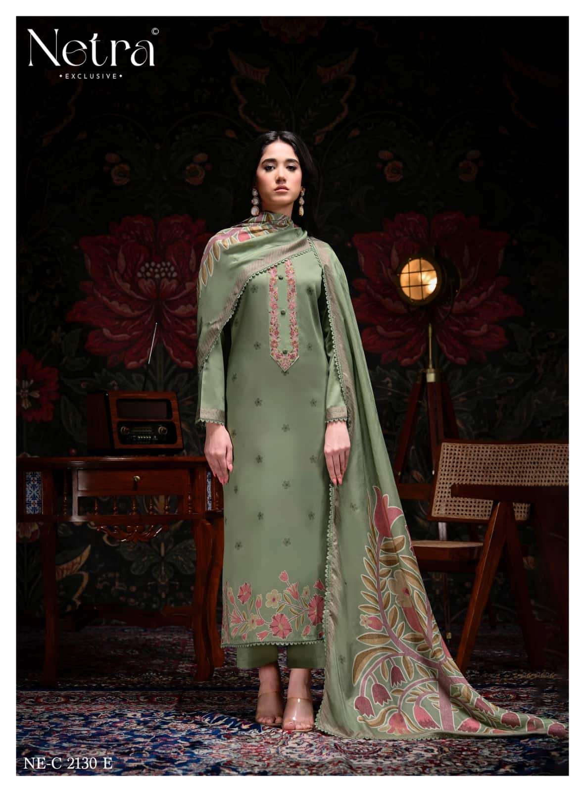 Netra Exclusive Rekha Dress Material Wholesale Catalogue - Amrah Wholesale