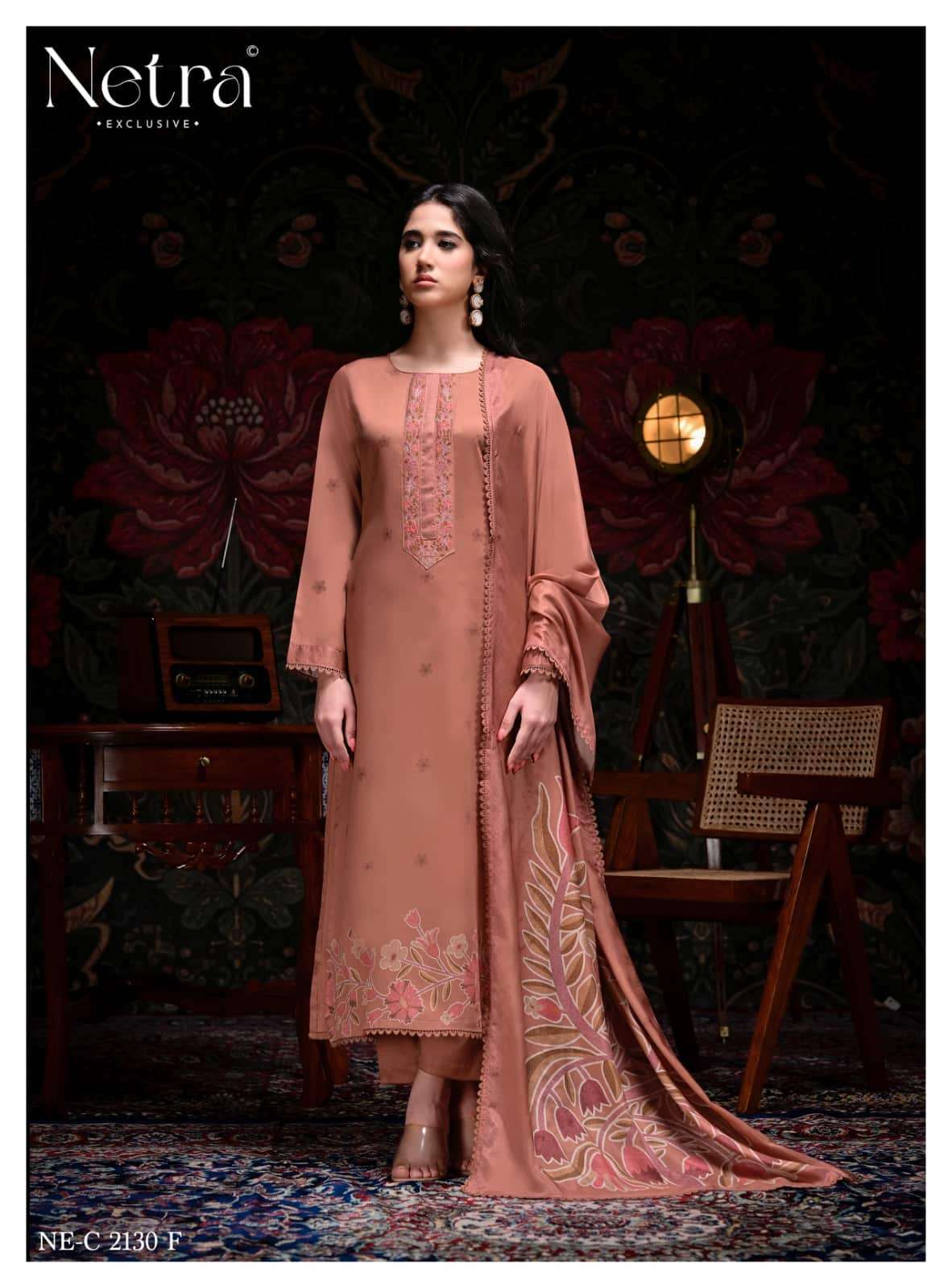 Netra Exclusive Rekha Dress Material Wholesale Catalogue