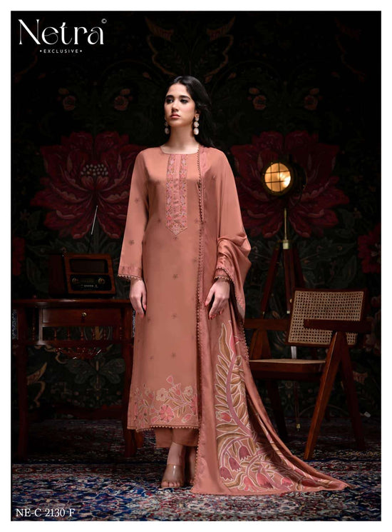 Netra Exclusive Rekha Dress Material Wholesale Catalogue