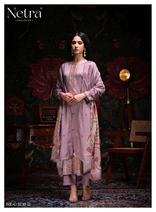 Netra Exclusive Rekha Dress Material Wholesale Catalogue - Amrah Wholesale