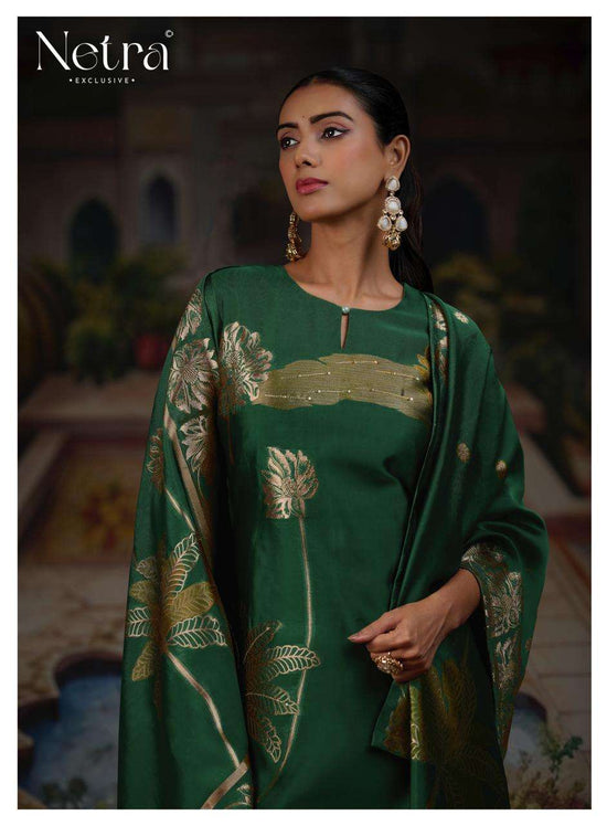 Netra Exclusive Ridha Vol 2 Viscose Silk Jacquard Dress Material