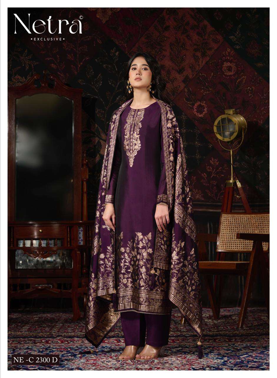 Netra Exclusive Ritu Vol 2 Premium Viscose Silk Jacquard Dress Material