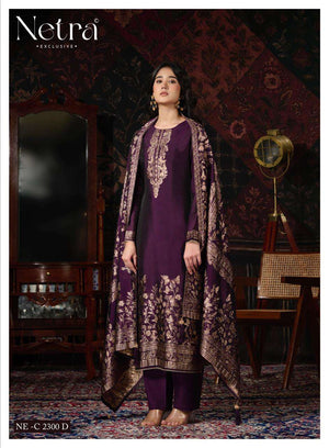 Netra Exclusive Ritu Vol 2 Premium Viscose Silk Jacquard Dress Material
