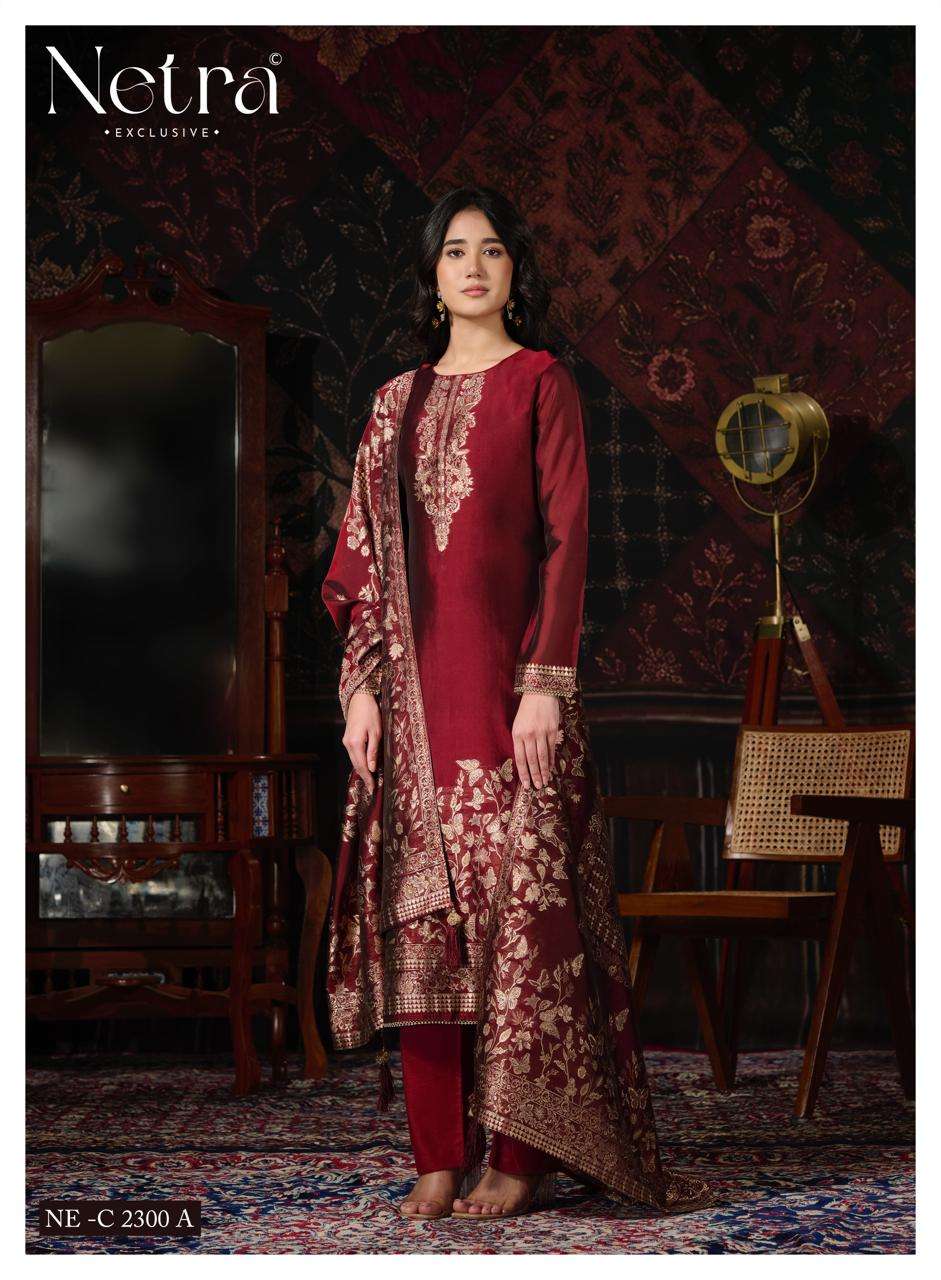 Netra Exclusive Ritu Vol 2 Premium Viscose Silk Jacquard Dress Material