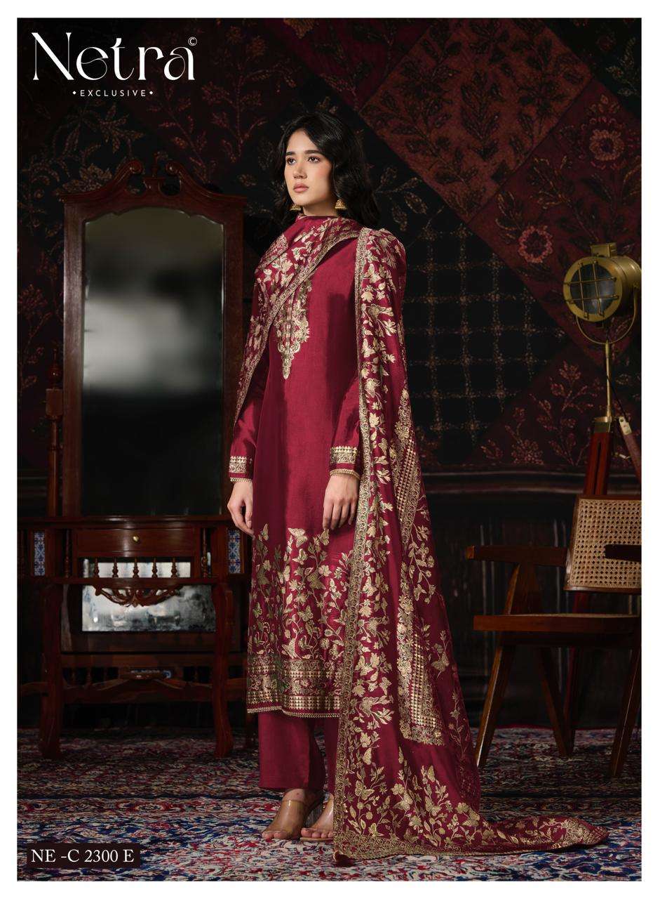 Netra Exclusive Ritu Vol 2 Premium Viscose Silk Jacquard Dress Material