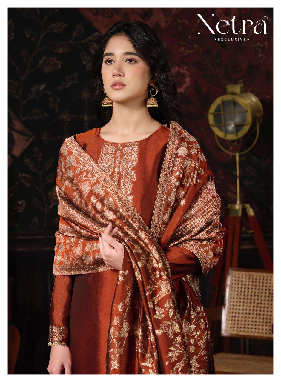 Netra Exclusive Ritu Vol 2 Premium Viscose Silk Jacquard Dress Material