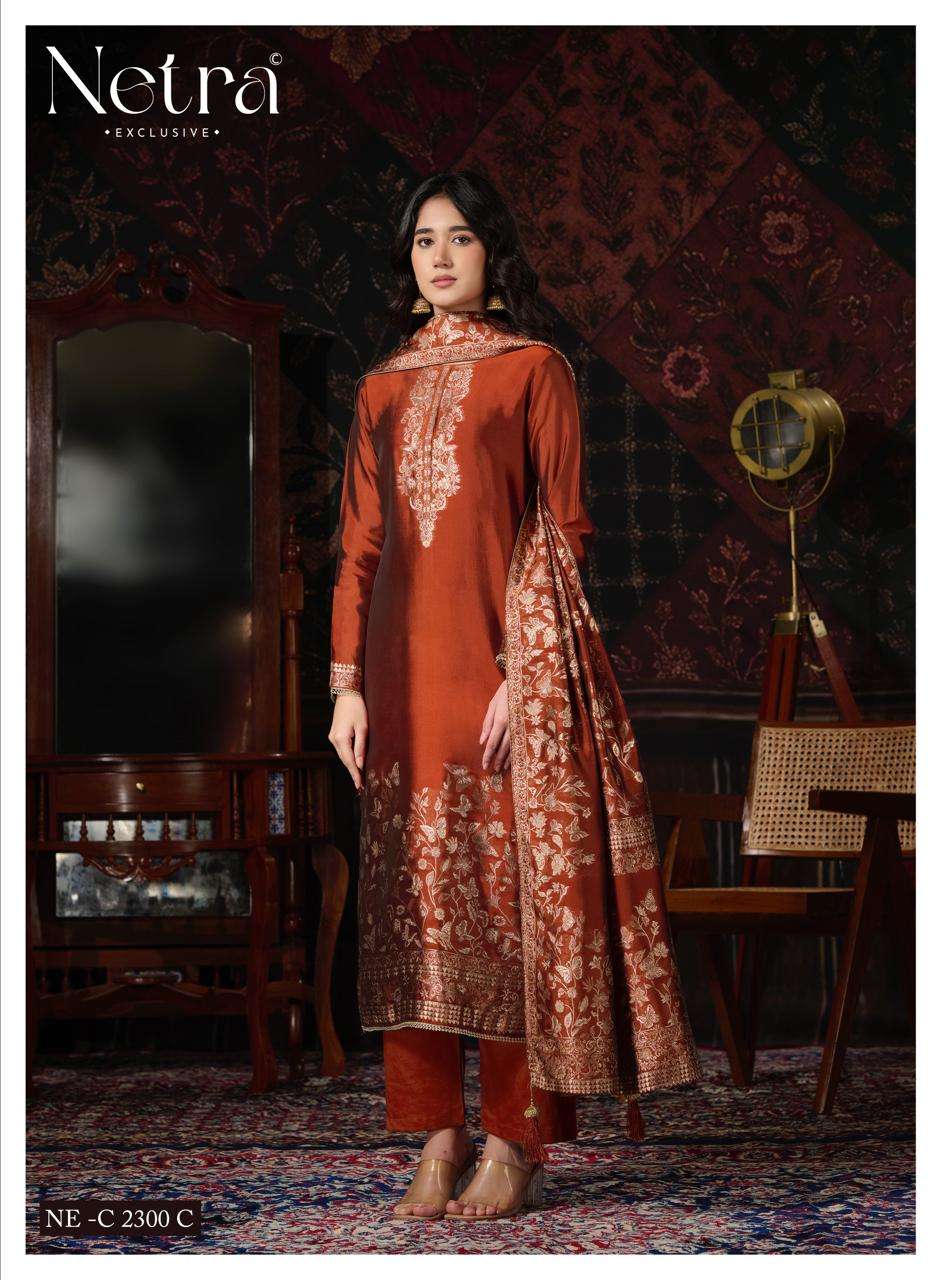 Netra Exclusive Ritu Vol 2 Premium Viscose Silk Jacquard Dress Material