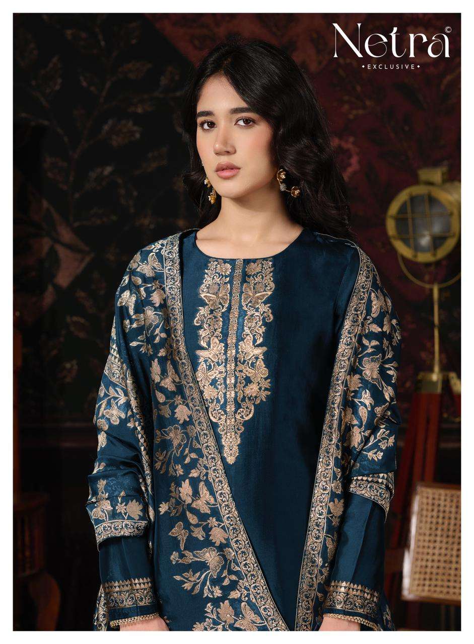 Netra Exclusive Ritu Vol 2 Premium Viscose Silk Jacquard Dress Material