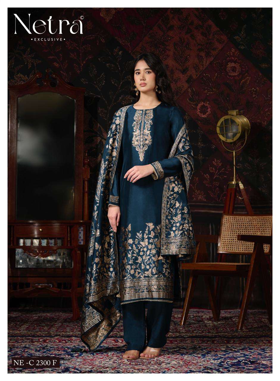 Netra Exclusive Ritu Vol 2 Premium Viscose Silk Jacquard Dress Material
