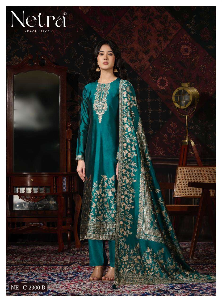 Netra Exclusive Ritu Vol 2 Premium Viscose Silk Jacquard Dress Material