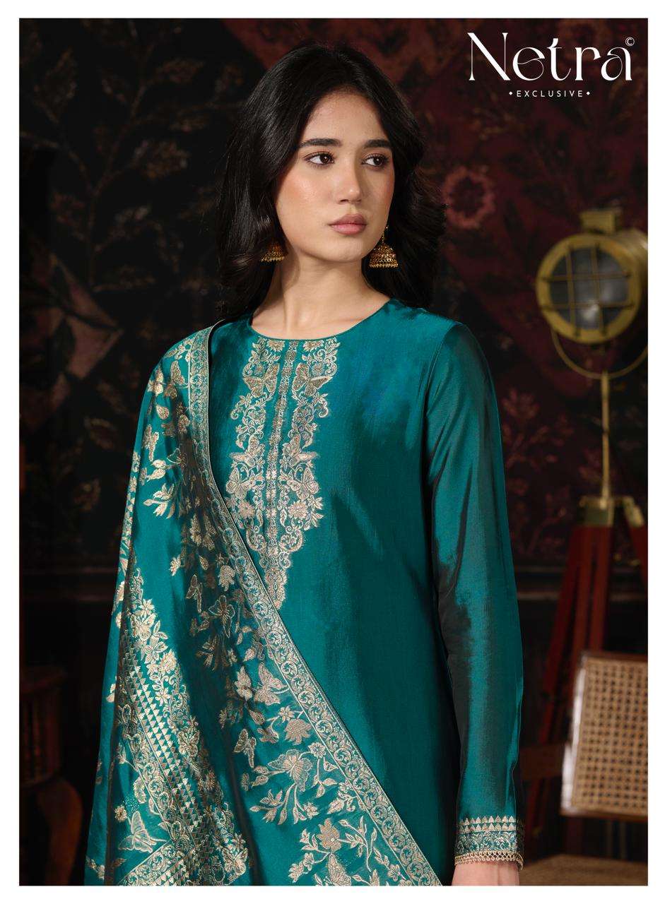 Netra Exclusive Ritu Vol 2 Premium Viscose Silk Jacquard Dress Material