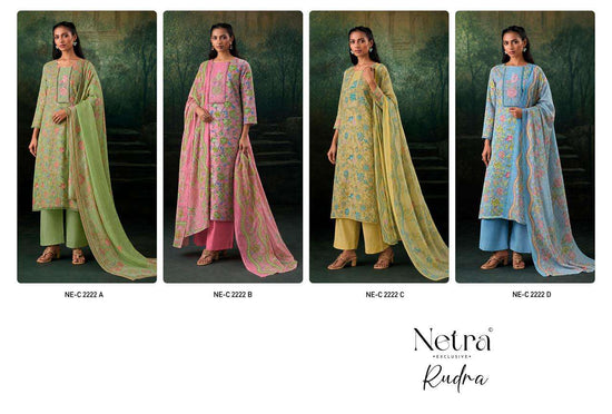 Netra Exclusive Rudra Pure Cotton Dress Material Wholesale