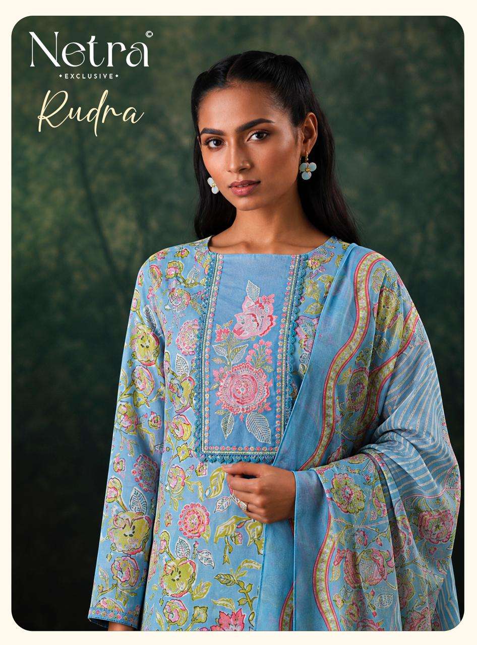Netra Exclusive Rudra Pure Cotton Dress Material Wholesale
