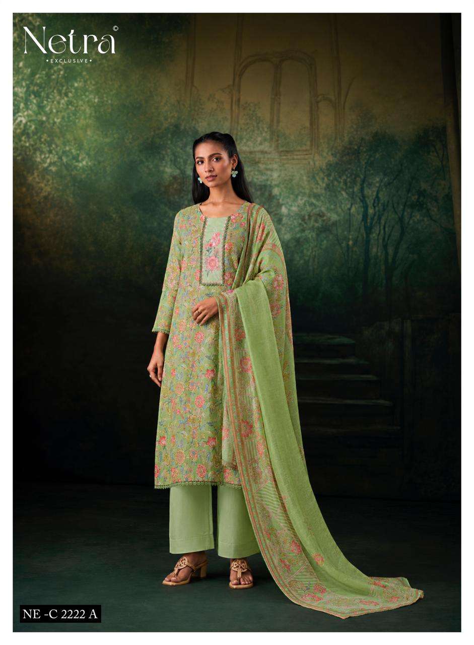 Netra Exclusive Rudra Pure Cotton Dress Material Wholesale
