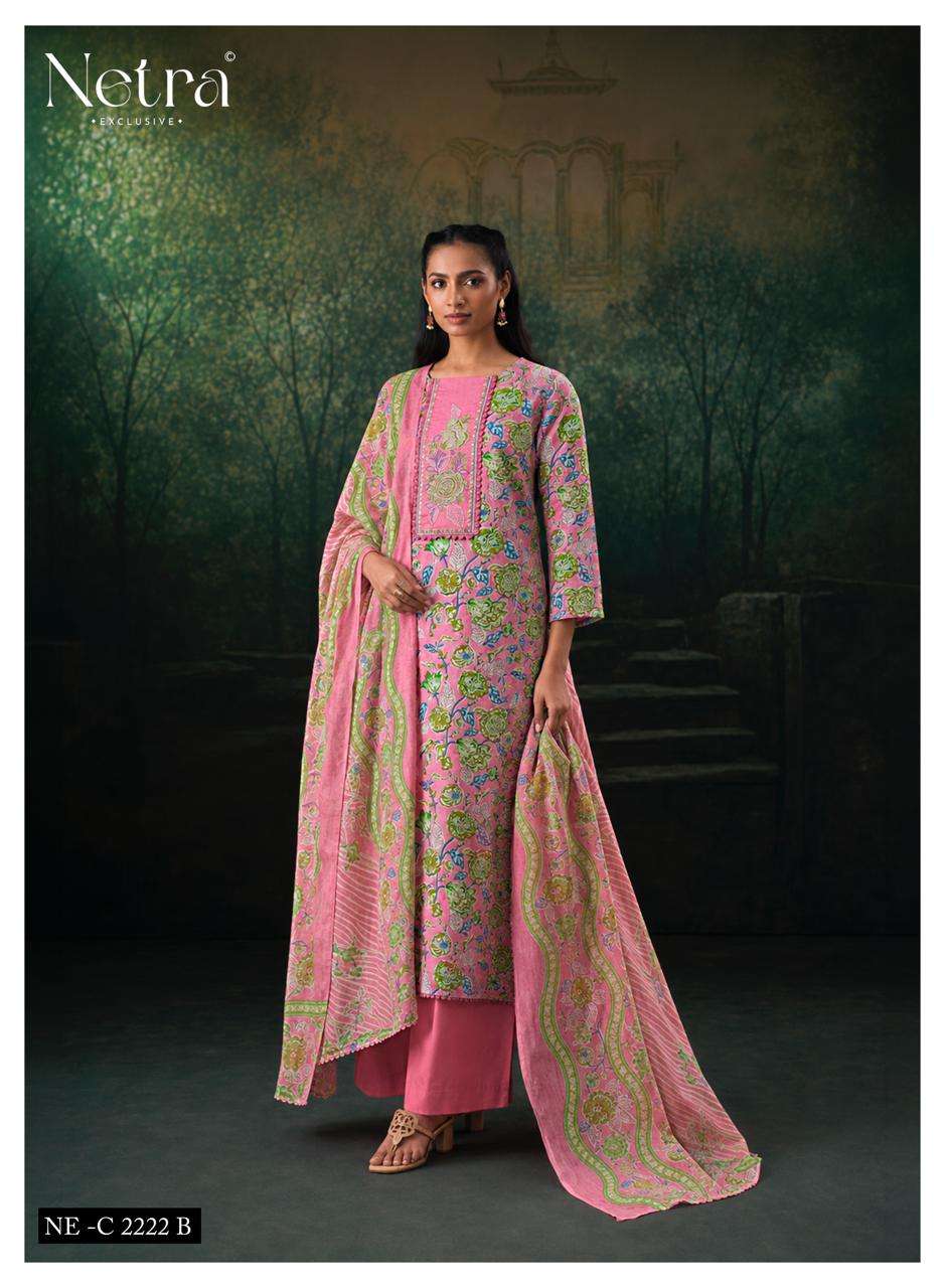 Netra Exclusive Rudra Pure Cotton Dress Material Wholesale