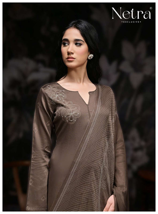 Netra Exclusive Stree Premium Cotton Dress Material - Amrah Wholesale