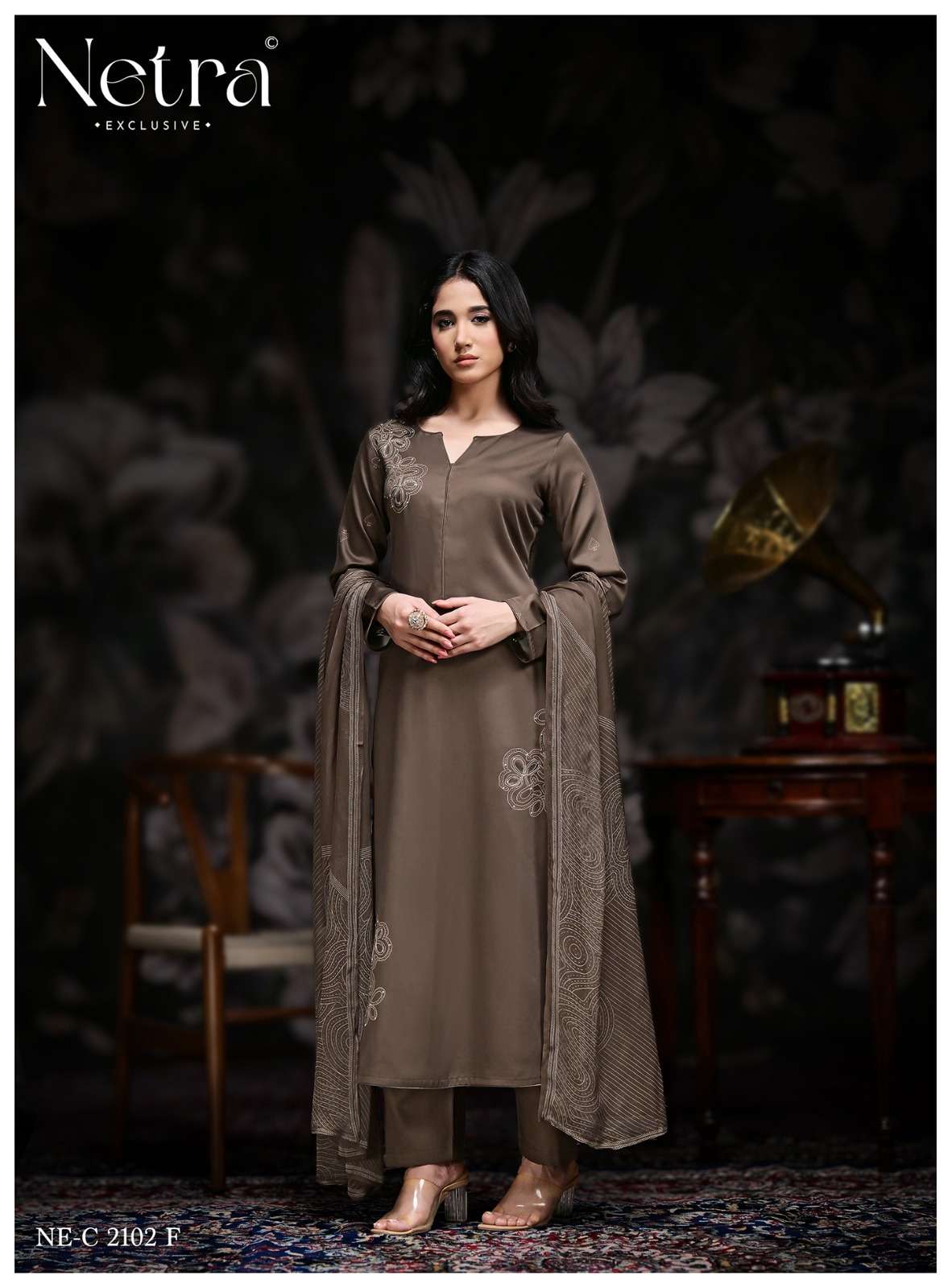 Netra Exclusive Stree Premium Cotton Dress Material - Amrah Wholesale