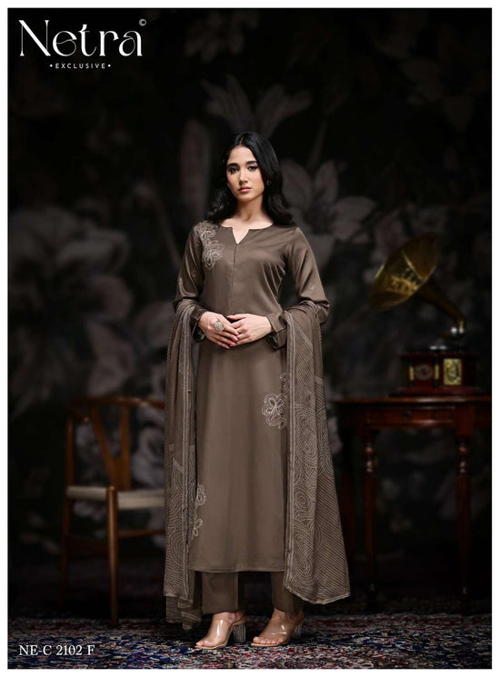 Netra Exclusive Stree Premium Cotton Dress Material - Amrah Wholesale