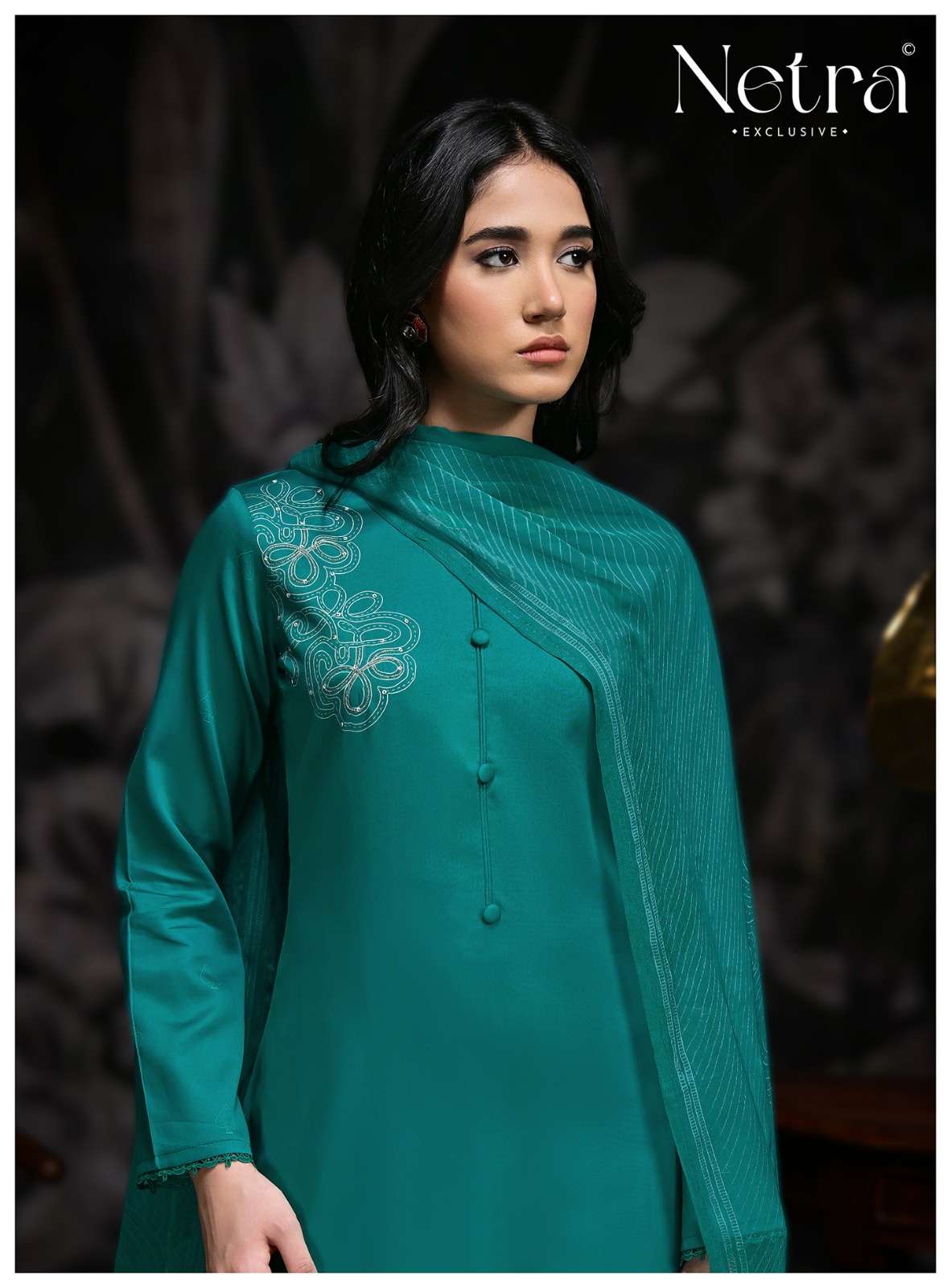 Netra Exclusive Stree Premium Cotton Dress Material - Amrah Wholesale
