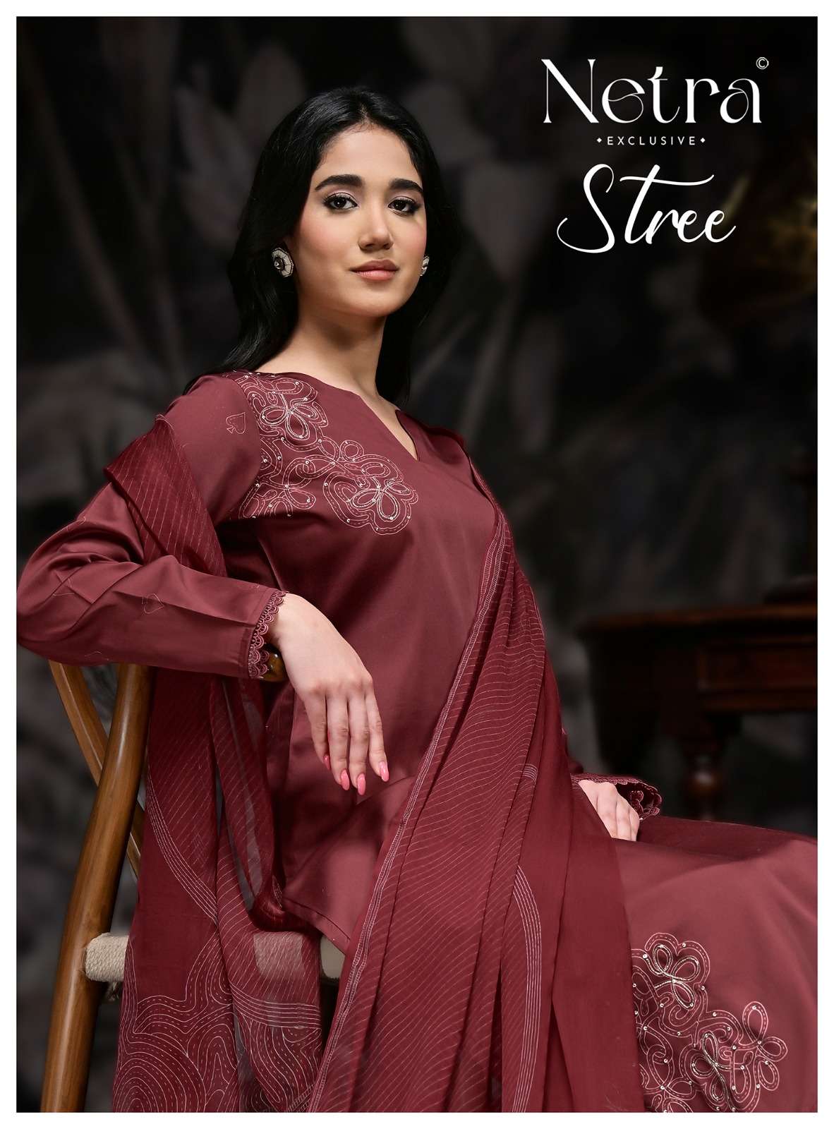Netra Exclusive Stree Premium Cotton Dress Material - Amrah Wholesale