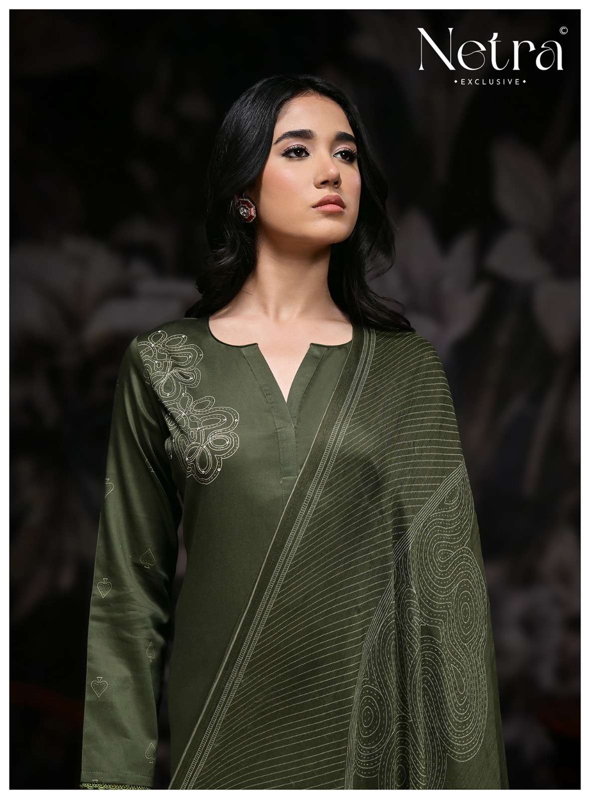 Netra Exclusive Stree Premium Cotton Dress Material - Amrah Wholesale