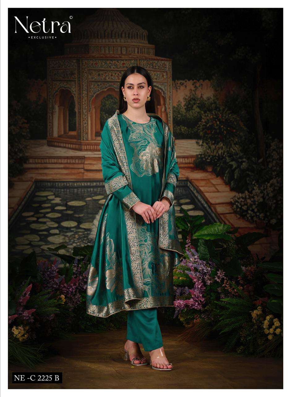 Netra Exclusive Tanyra Vol 2 Viscose Silk Jacquard Dress Material