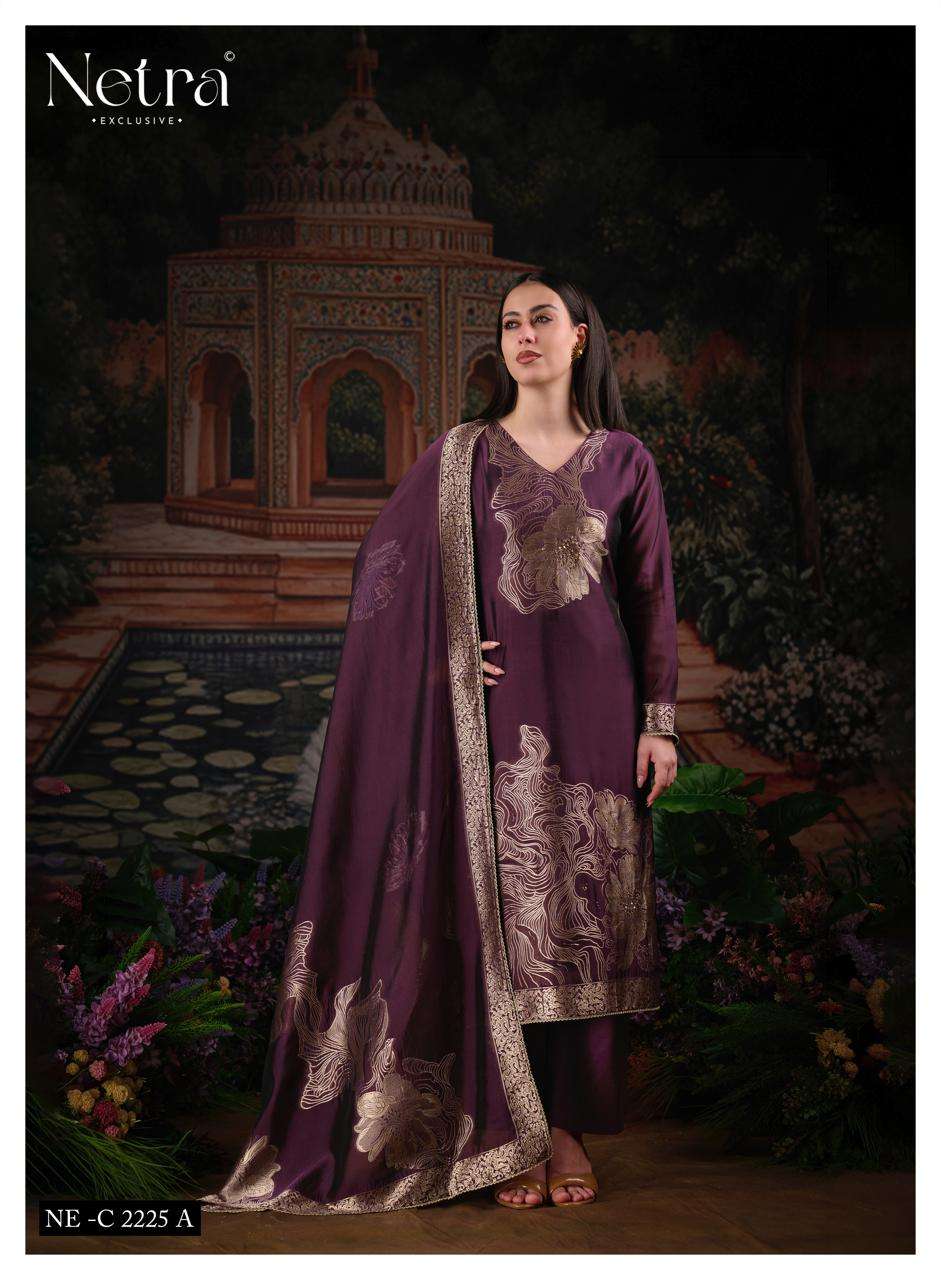 Netra Exclusive Tanyra Vol 2 Viscose Silk Jacquard Dress Material