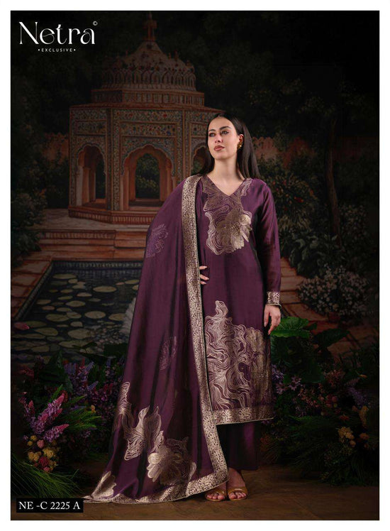 Netra Exclusive Tanyra Vol 2 Viscose Silk Jacquard Dress Material