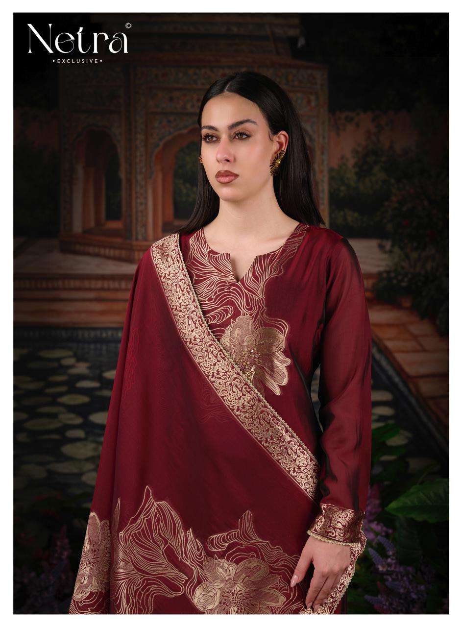 Netra Exclusive Tanyra Vol 2 Viscose Silk Jacquard Dress Material
