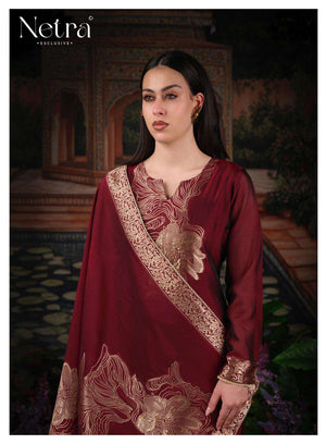 Netra Exclusive Tanyra Vol 2 Viscose Silk Jacquard Dress Material