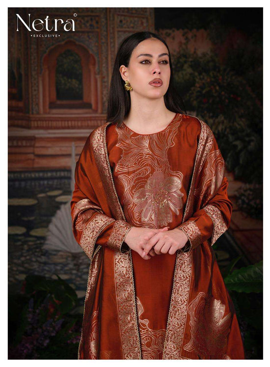 Netra Exclusive Tanyra Vol 2 Viscose Silk Jacquard Dress Material