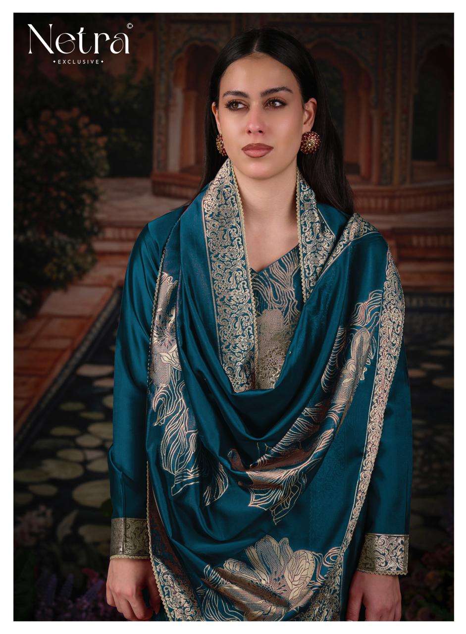 Netra Exclusive Tanyra Vol 2 Viscose Silk Jacquard Dress Material