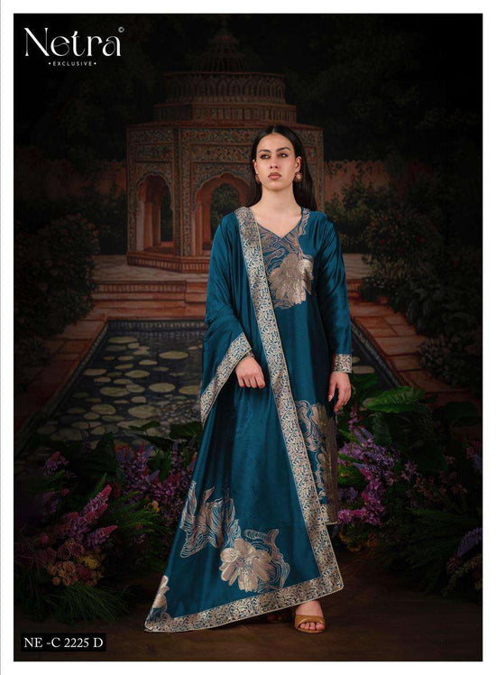 Netra Exclusive Tanyra Vol 2 Viscose Silk Jacquard Dress Material