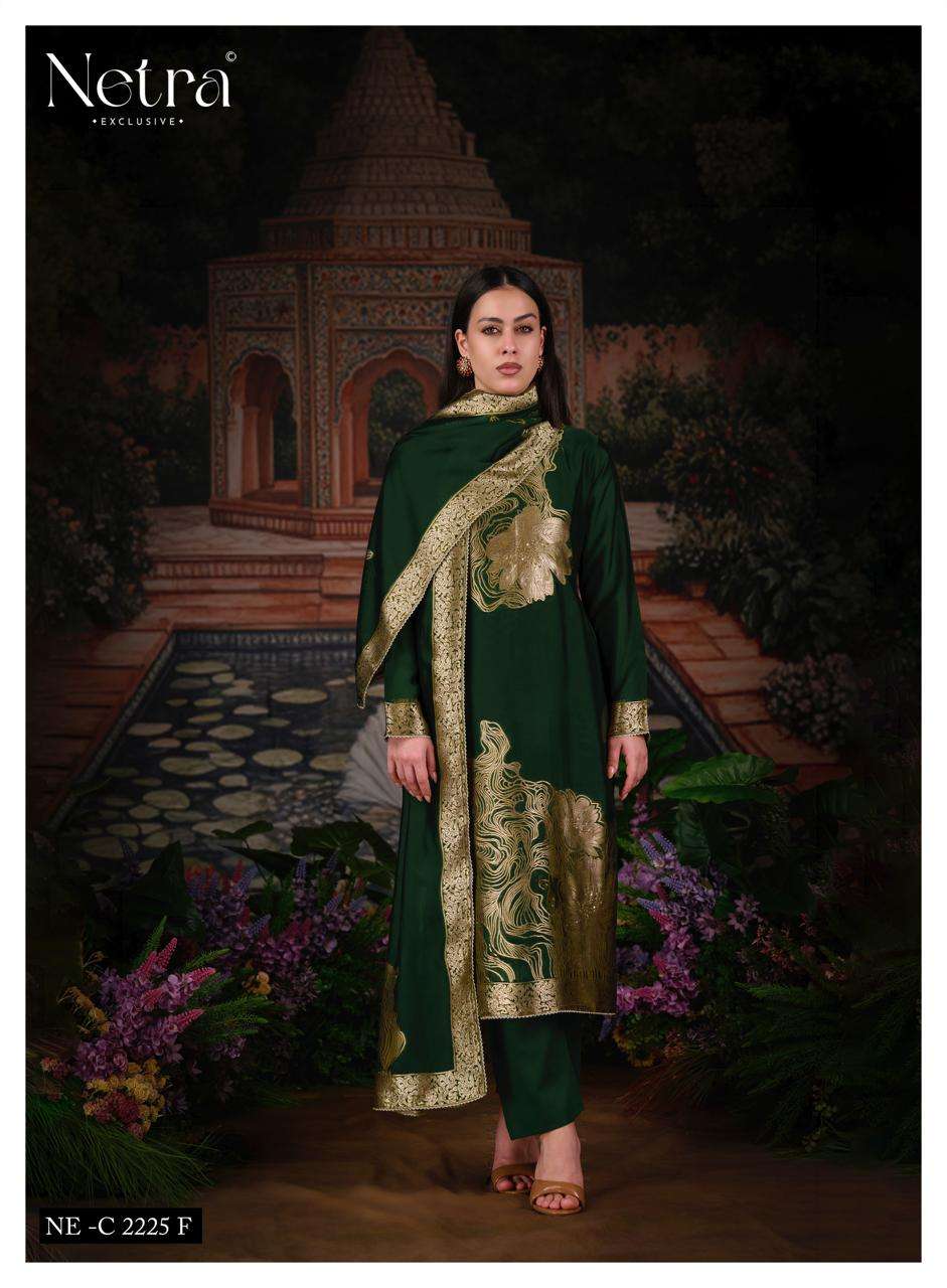 Netra Exclusive Tanyra Vol 2 Viscose Silk Jacquard Dress Material