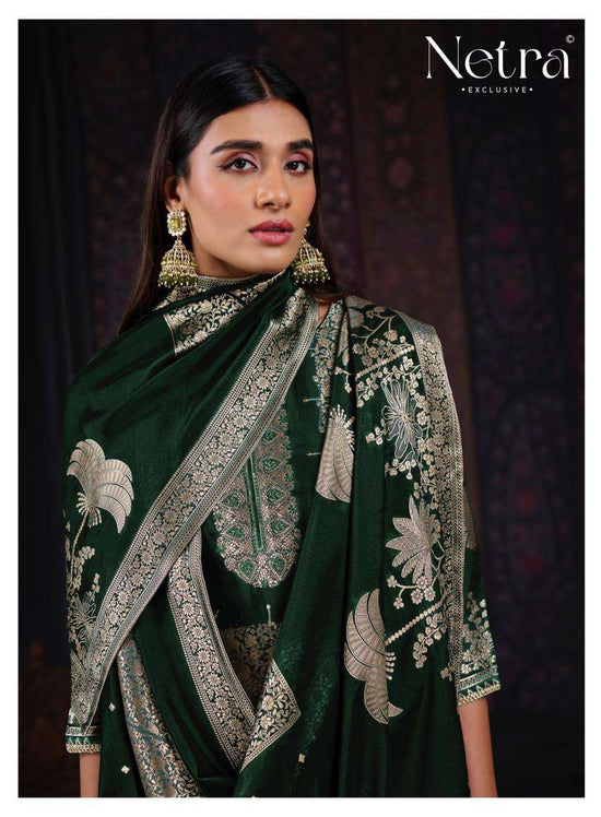 Netra Exclusive Vani Viscose Silk Jacquard Suit