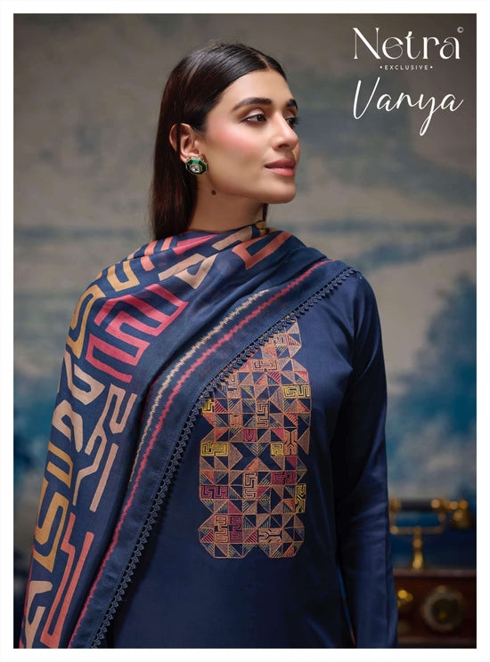 Netra Exclusive Vanya Dress Material Wholesale Catalogue - Amrah Wholesale