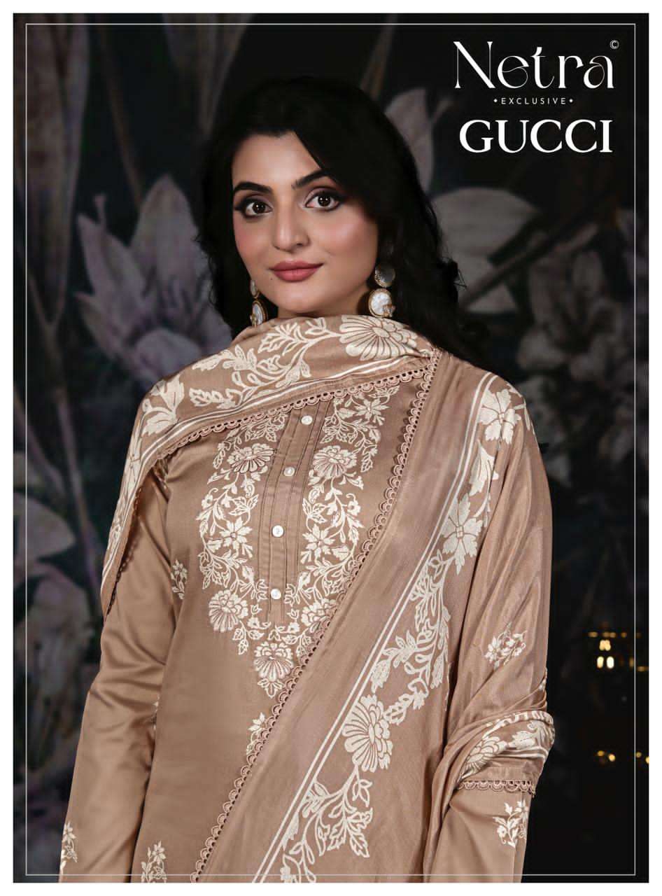 Netra Exclusive Gucci Salwar Suit Set Wholesale Catalogue - Amrah Wholesale
