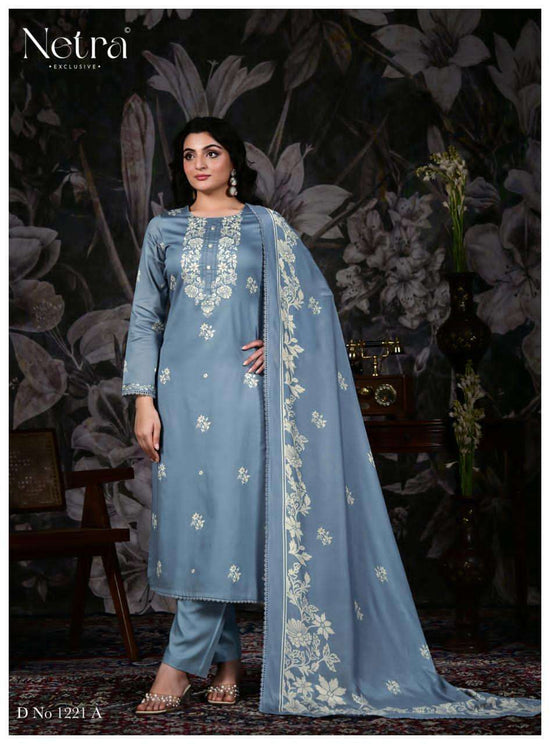 Netra Exclusive Gucci Salwar Suit Set Wholesale Catalogue - Amrah Wholesale