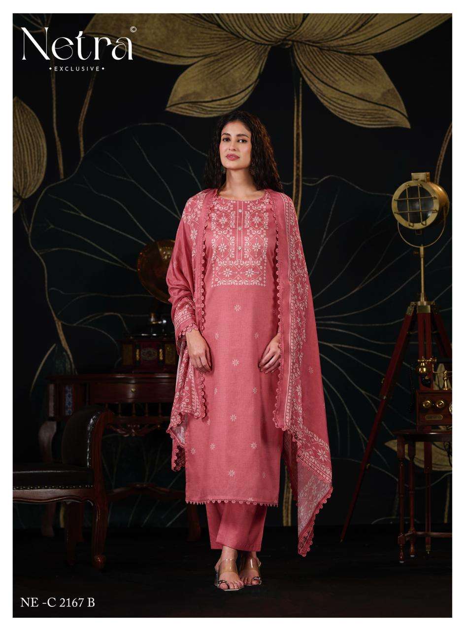Netra Exclusive Gucci Vol 11 Pure Cotton Dress Material