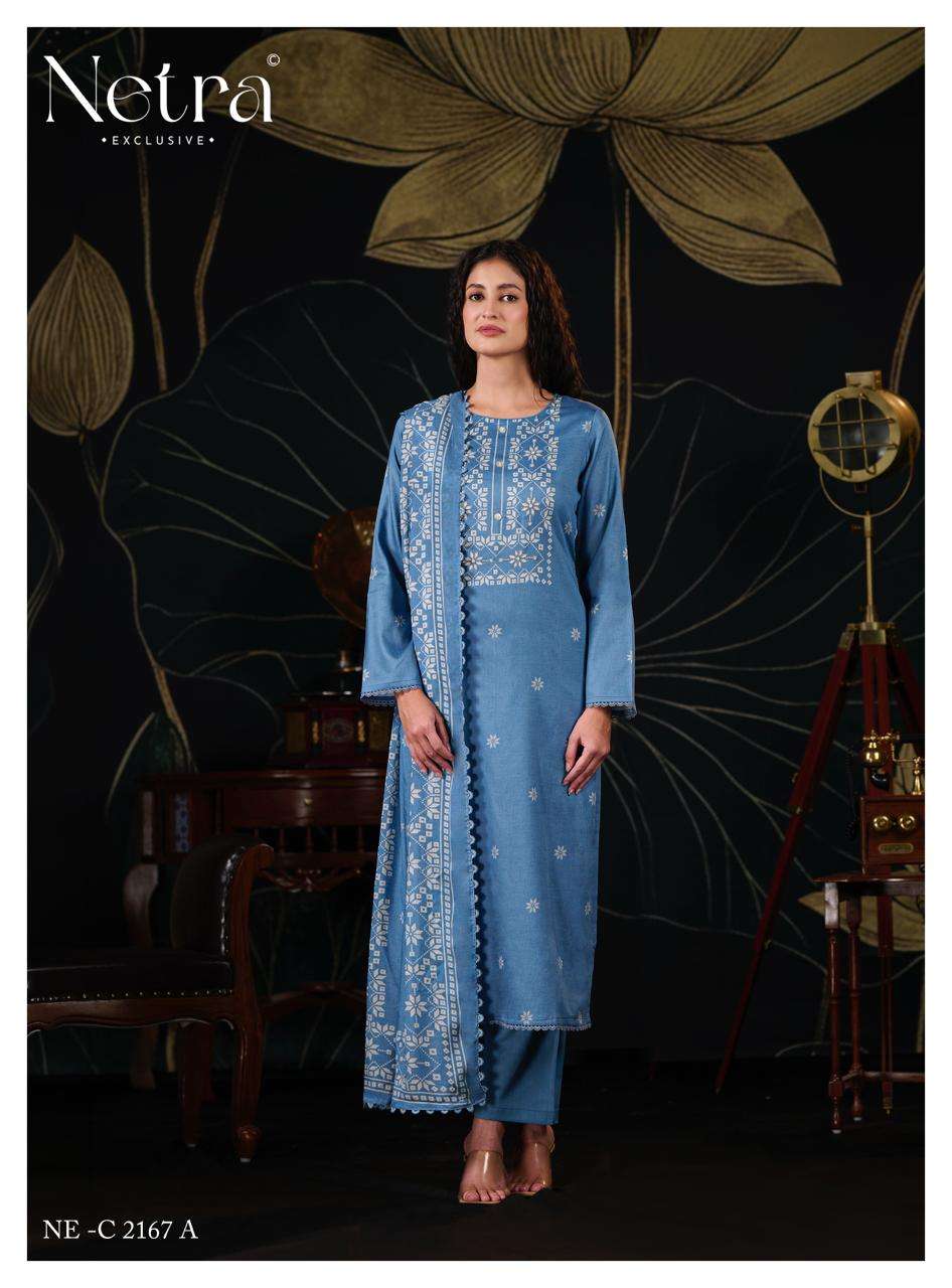 Netra Exclusive Gucci Vol 11 Pure Cotton Dress Material