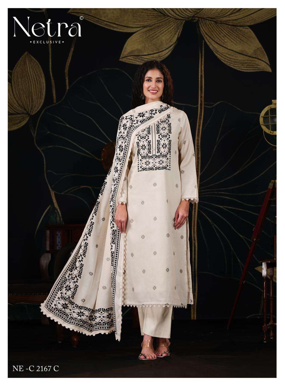 Netra Exclusive Gucci Vol 11 Pure Cotton Dress Material