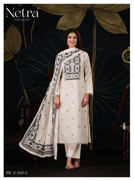 Netra Exclusive Gucci Vol 11 Pure Cotton Dress Material