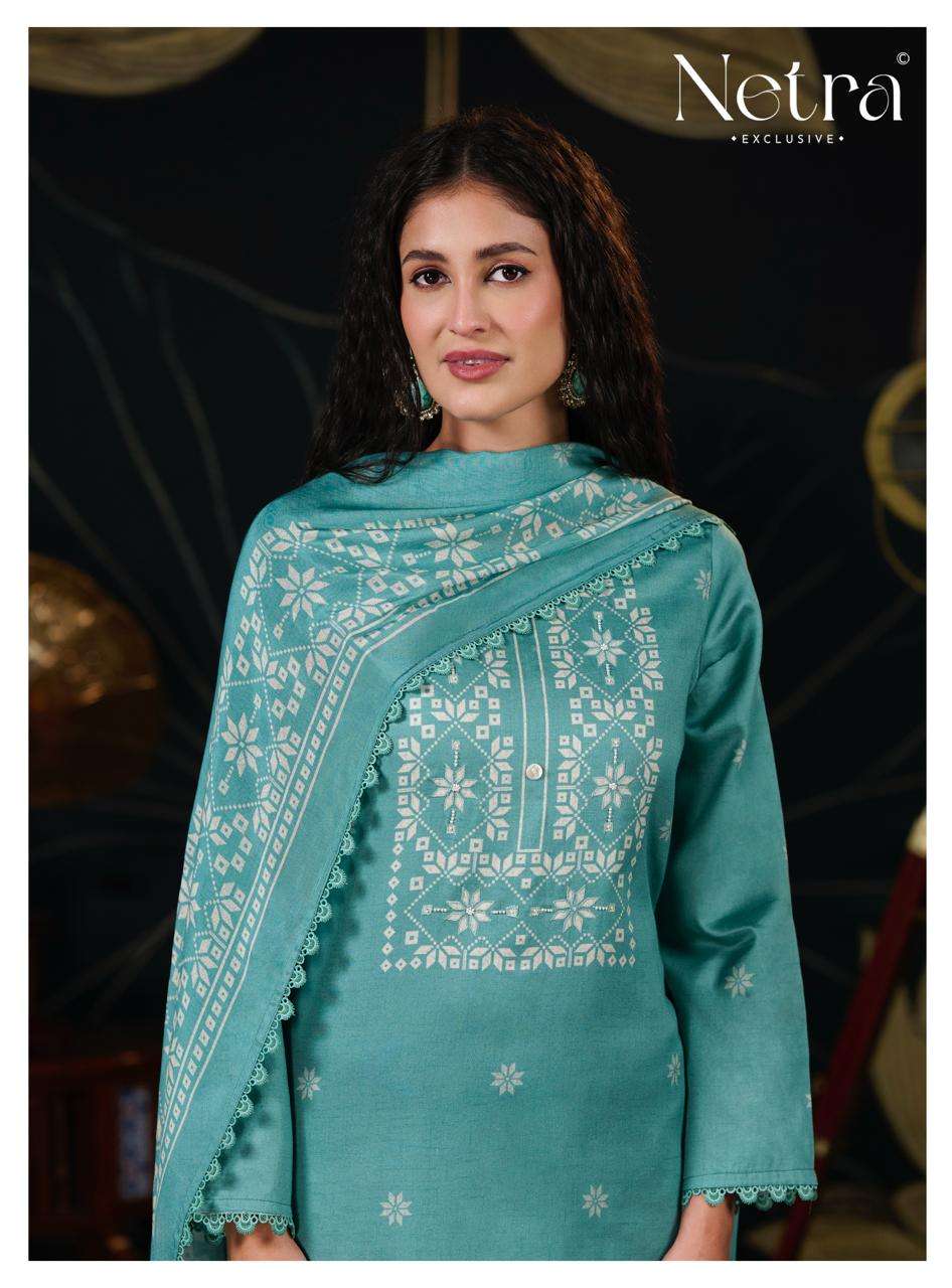 Netra Exclusive Gucci Vol 11 Pure Cotton Dress Material
