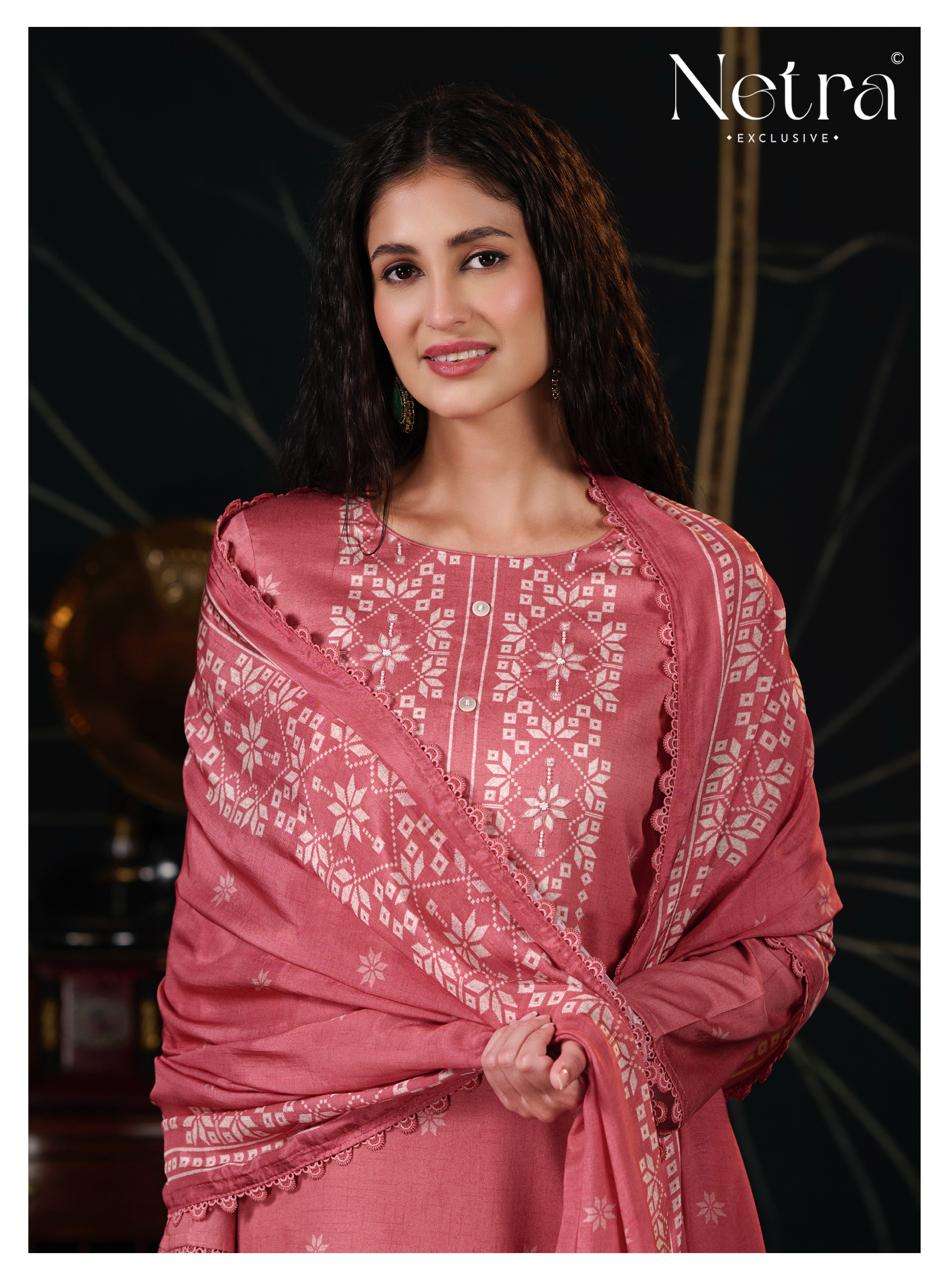 Netra Exclusive Gucci Vol 11 Pure Cotton Dress Material
