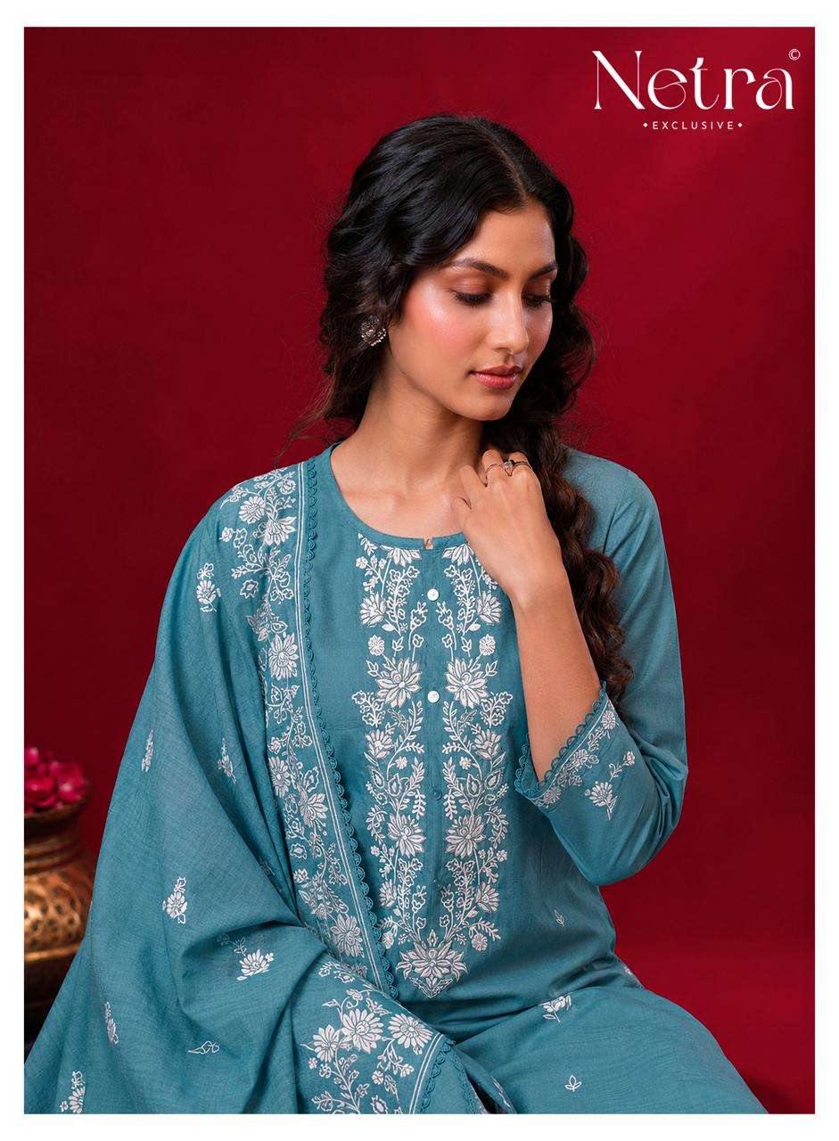 Netra Gucci Vol 15 Pure Cotton Dress Material - Amrah Wholesale